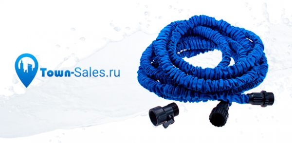 Чудо-шланг Xhose и насадка-распылитель от интернет-магазина Town-Sales со скидкой до 75%