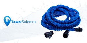 Чудо-шланг Xhose и насадка-распылитель от интернет-магазина Town-Sales со скидкой до 75%
